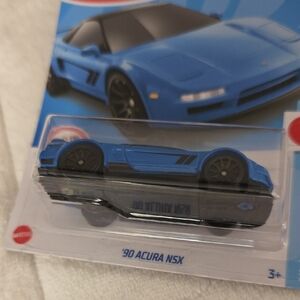 Mattel '90 Acura NSX Blue Toy Car